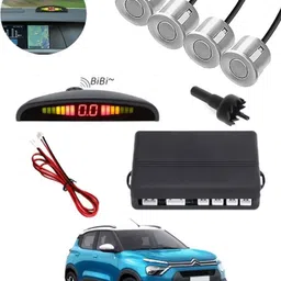 peeps store Universal 4 Silver Reverse Parking Sensor-PS25A506 Universal 4 Silver Reverse Parking Sensor-PS25A506 Parking Sensor-picture-17