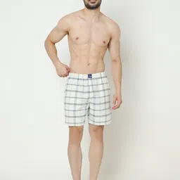 underjeans by spykar Checkered Men Boxer image 5