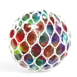 sarasi Squishy Mesh Ball For Kids, Stress Relief Hand Fidget Toy [Pack 1Pcs] - 6 cm-picture-30