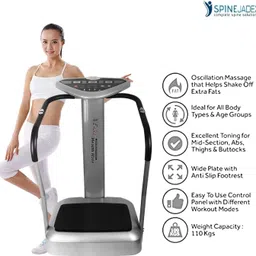 SPINE JADEX Crazy Fit Massager for Full Body Workout Vibration Platform Fitness Machine for Home Gym , Full Body Workout and Fat Loss Massager Crazy Fit Massager for Full Body Workout Vibration Platform Fitness Machine for Home Gym , Full Body Workout and Fat Loss Massager Massager image 5