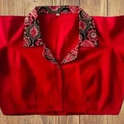 mou collection Band collar Women Blouse-picture-28