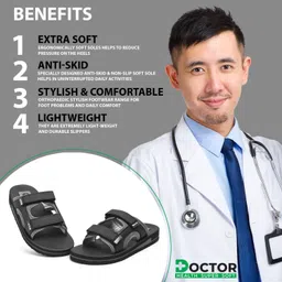 doctor health super soft Men Flats Sandal image 5