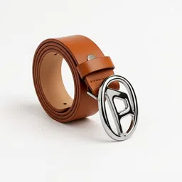 xelcia Men & Women Casual, Formal, Evening, Party Tan Genuine Leather Belt image 2