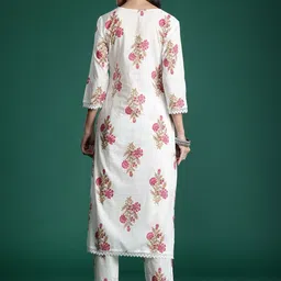 bkapparels Women Pure Cotton Kurta Pant Set image 2