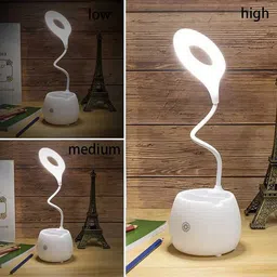 akr Powerful Rechargeable Touch Control Multifunctional LED Lamp Desk Table Lamp Study Lamp image 5