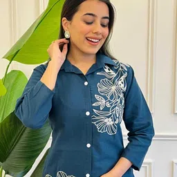 chechi Shirt Palazzos Co-ords Set image 2