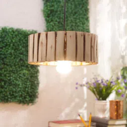 Suzie Howie Brown Wood Hanging Light by Sapphire-picture-11