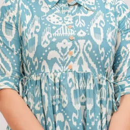 nahiko Women Printed Viscose Rayon Anarkali Kurta image 5