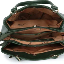 women marks Green Women Sling Bag W-M-42-DARK-GREEN image 5