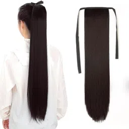 d-divine Natural Looks Wrap Around Brown Ribbon Hair Extension-picture-23
