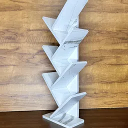 sbf furniture 7-Tier Book Rack, Storage of Book case, Free-Standing Books Holder Engineered Wood Open Book Shelf image 4