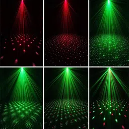 wundervox Flash Light Strobe Light Rave Stage Light Projector Shower Laser Light image 2