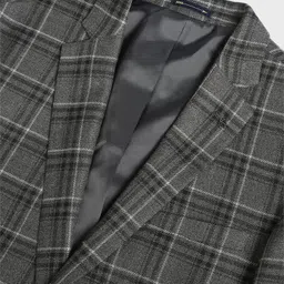 arrow Men Checkered Single Breasted Formal Blazer image 2
