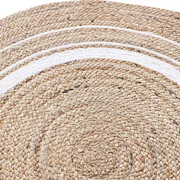 homestic White Jute Runner image 3