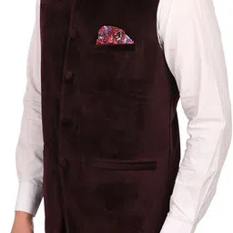 ranmuk Self Design Men Waistcoat image 3