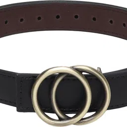 provogue Women Formal, Casual, Party, Evening Black Artificial Leather Belt image 3