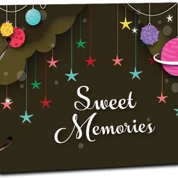 bpdesignsolution Sweet Memories Mehndi Background Scrap Book Photo Album Size 8.5x6 inch 20 sheet Theme, Scrapbook Kit image 1