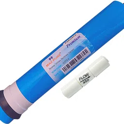parijata 75gpd membrane filter for RO, works upto 3000tds for all kinds of RO with FR450 Solid Filter Cartridge image 1