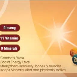 zeegold Strong Capsules With Ginseng, Vitmains, Minerals,Antioxidents & L-Arginine image 3