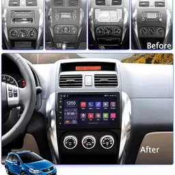 audio wheels Sx4 CAR ANDROID FRAME 9Inch Media Player Frame image 5