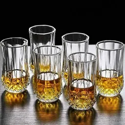 mdnsho (Pack of 6) GLASS53Dezire Glass (01) H53 Glass Set Water/Juice Glass-picture-29