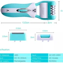 Detechpro New 3in 1 Multipurpose Hair Shaver Cum Grooming Set Shaver For Women, Men image 4