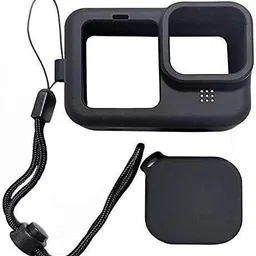 Camaura Silicone Rubber Protective Case (only cover) for Gopro 10 / GoPro 9 Black Camera Bag-image-25