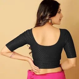 lambodar textiles Round Neck Women Blouse-picture-12