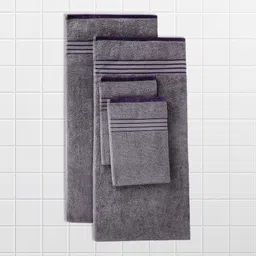 cuddle cotton Cotton 400 GSM Bath, Hand Towel Set image 2