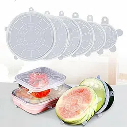 6 pcs Silicone Lid 2.6 inch, 3.7 inch, 4.6 inch, 5.7 inch, 6.5 inch, 7.8 inch Lid Set-image-5