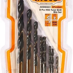 ingco 8 Pcs HSS Twist Drill Bits Set Drill Bits image 4