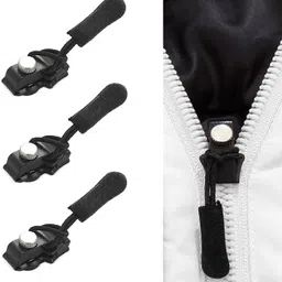 Universal Zipper Slider Puller Detachable Instant Repair Replacement Lever Lock Zipper Pull-image-1