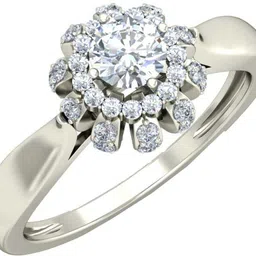 avsar AVR814WB 14kt Cubic Zirconia White Gold ring-picture-28