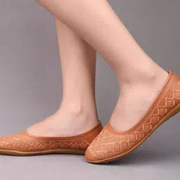Women Jaipuri Embroidery Ballerinas / Girls Stylish Juttis For Wedding Party Flats Sandal-image-44