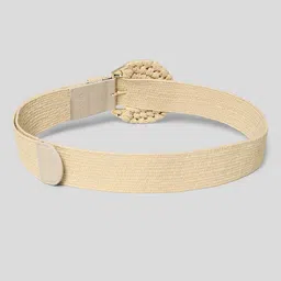 only Women Casual Beige Synthetic Belt image 3