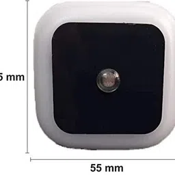 hoard 0.5W Led Plug in Smart Night Lamp with Automatic Sensor - (Warm White) Night Lamp image 3
