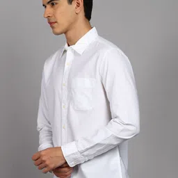 flying machine Men Slim Fit Solid Casual Shirt image 3