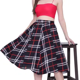 maiyyaa collection Women Printed A-line Multicolor Skirt image 4