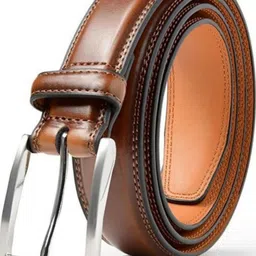 bs production Men Casual, Evening, Formal, Party Tan Artificial Leather Belt-picture-15