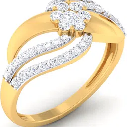 avsar AVR916YA 18kt Diamond Yellow Gold ring image 3