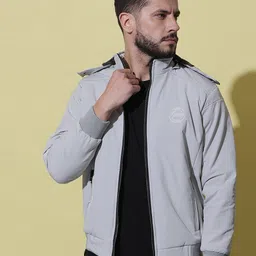 anixa Men Printed Casual Jacket image 5