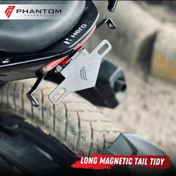 phantom Universal Tail Tidy Number Plate Holder For All Bike Number Plate Bike Number Plate image 3