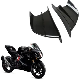 vagary Sporty Black Side Winglets for Apache RR 310 – Premium Bike Fairing Kit-RR Bike Fairing Kit-picture-25