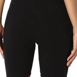 lili Pack of 2 Solid Women Black, Beige Running Shorts image 2