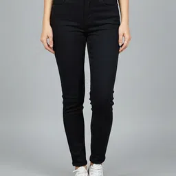 pky collections Women Skinny Mid Rise Black Jeans-picture-11