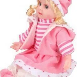 Poem Baby Girl Doll Battery Operated for Girls (Multicolor)-image-16