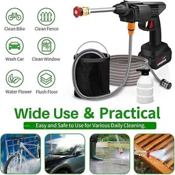 velora Cordless Portable Pressure Washer with 2 Rechargeable Battery Spray Gun image 3