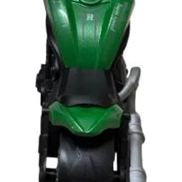 nihank 1:12 Die- cast green alloy model motorcycle/ friction bike image 2