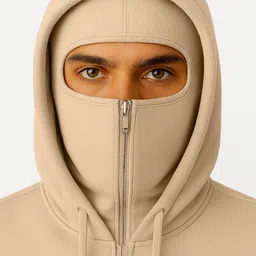 jugular Men Full Sleeve Solid Hooded Sweatshirt image 4