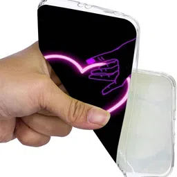 zaplab Back Cover for REDMI Note 13 Pro+ 5G, MZB0GK7IN heart love couple back cover image 2